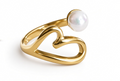 Pearl Heart Ring